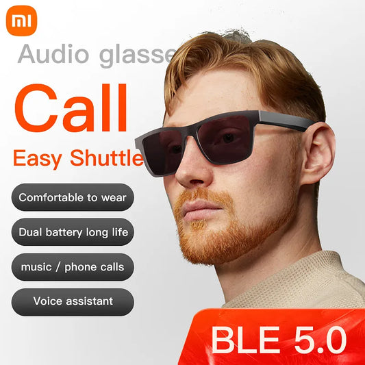 Gafas inteligentes Xiaomi, gafas de sol inalámbricas Bluetooth 5,0, gafas deportivas inteligentes para exteriores, llamadas con manos libres, llamadas, música, gafas anti azules